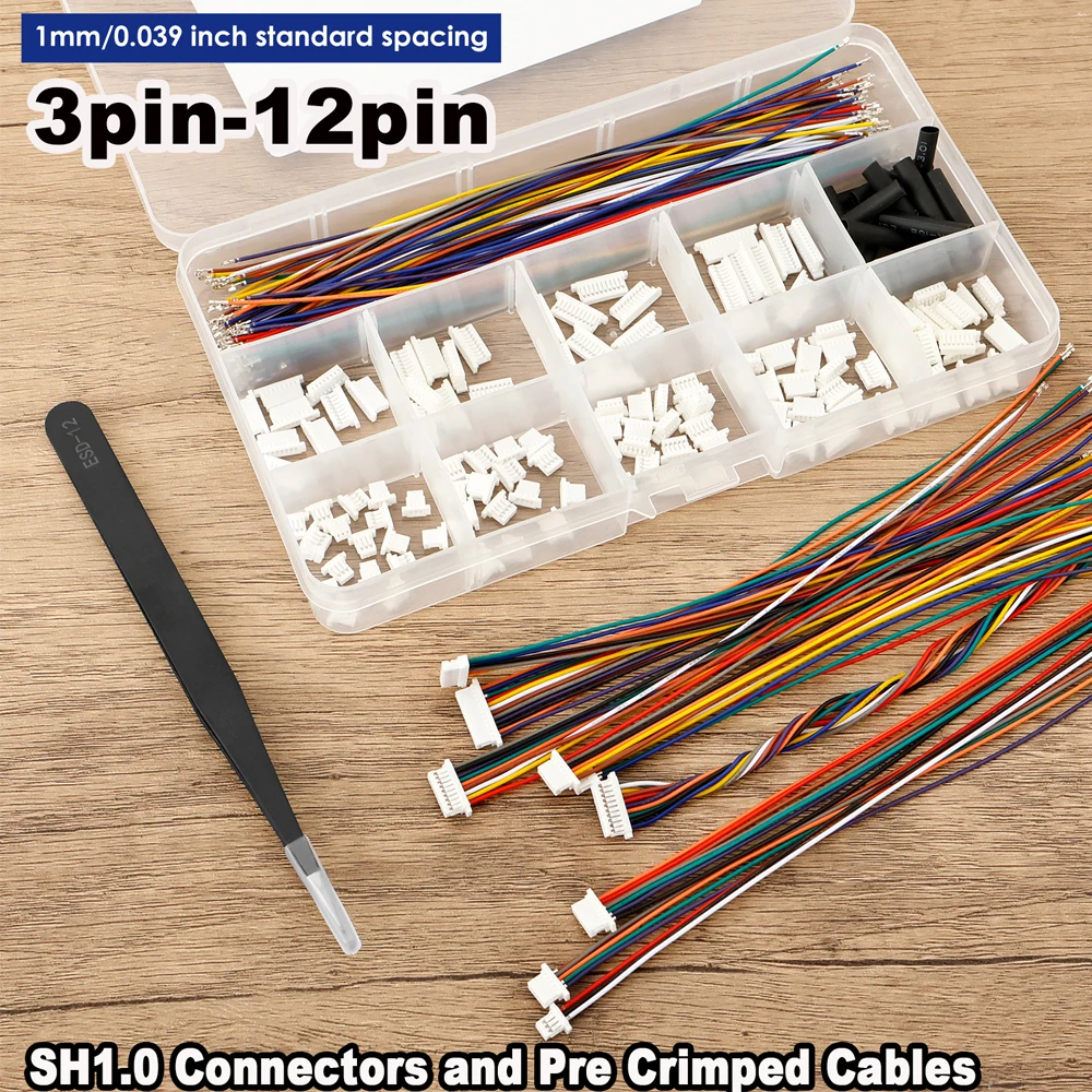 SH1.0mm Connector Kit with 150 - Drone Kit Plug And Play reseña y precio