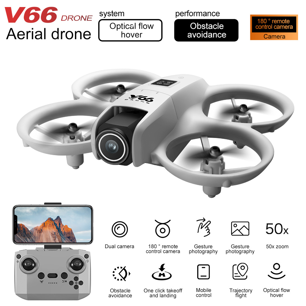 New V66 Mini Drone HD Camera 4 - Drone Kit Professional reseña y precio