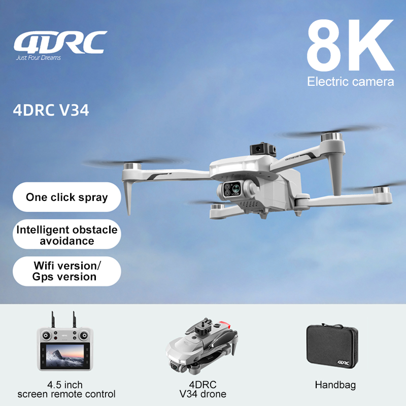 2025 New V34 Drone 8K Camera P - Drone Kit Professional reseña y precio