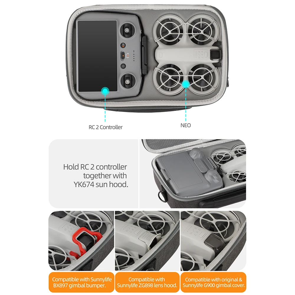 For DJI NEO RC 2 Remote Contro - Drone Kit Build Yourself reseña y precio