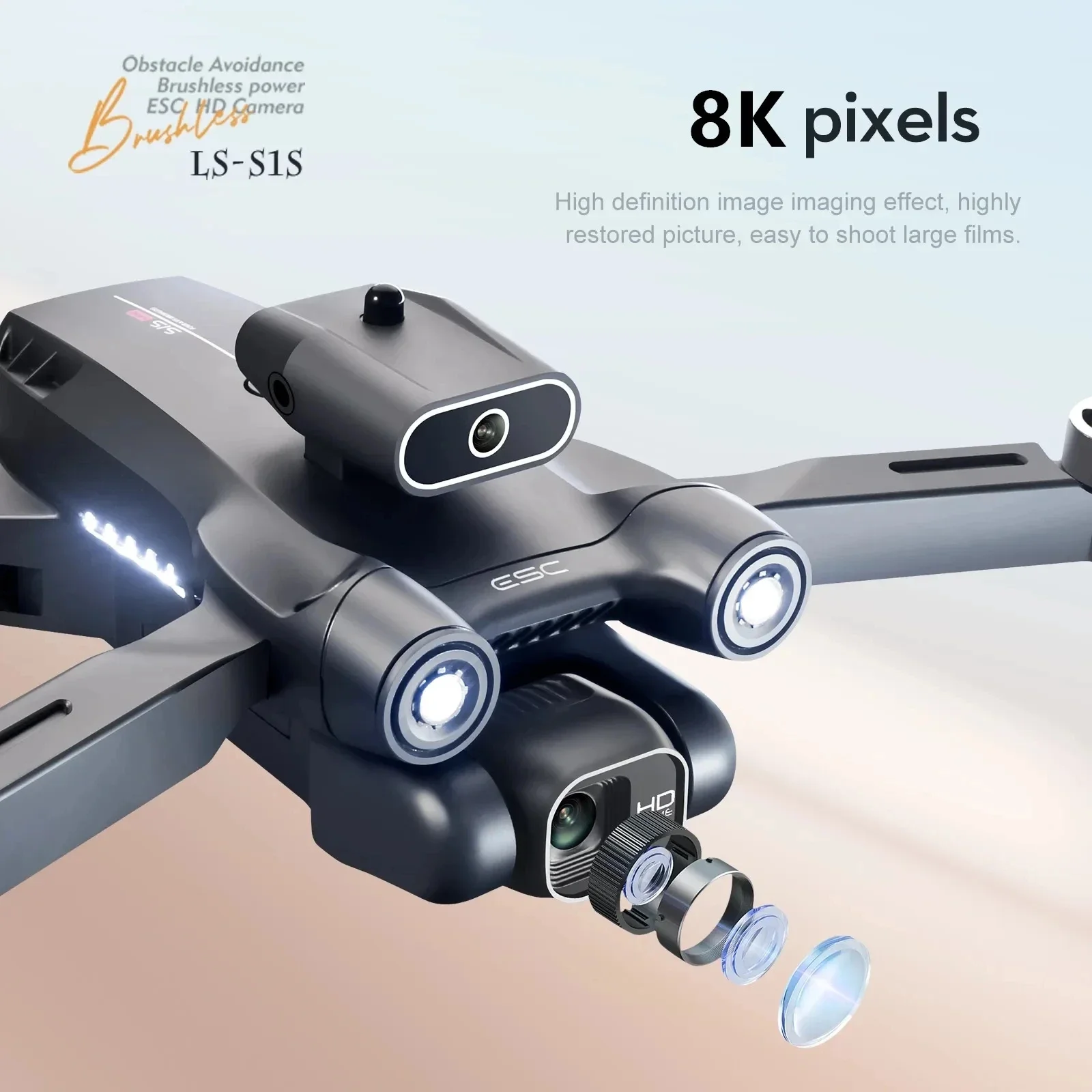 New S1S 5G GPS Drone Camera 8K - Drone Kit Professional reseña y precio