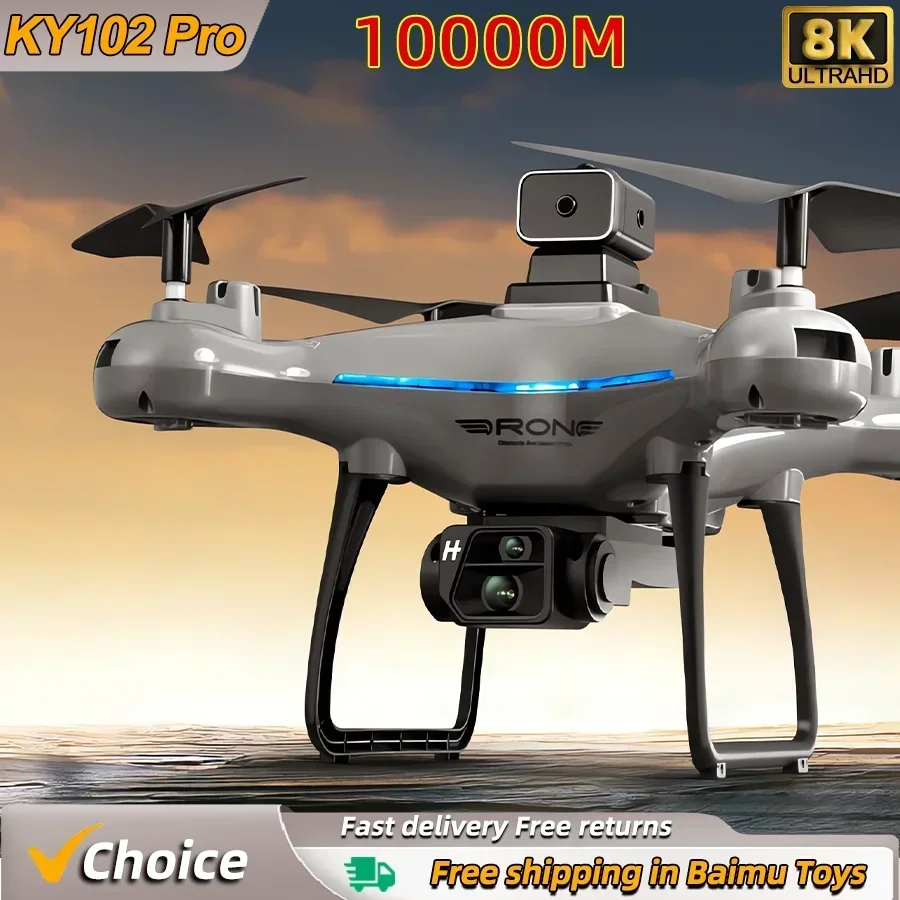 KY102 RC Drone 8K Professional - Drone Kit Vtol reseña y precio