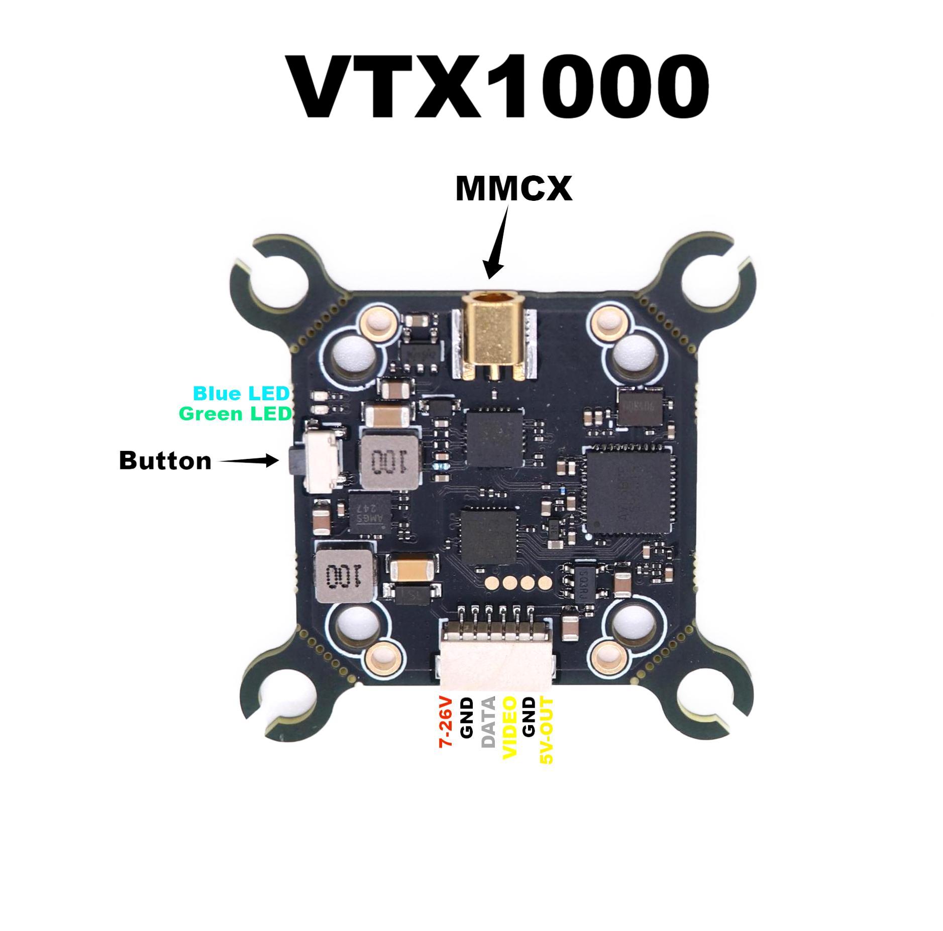 B-CUBE 5.8G VTX 800 1000 1600  - Drone Kit Vtol reseña y precio