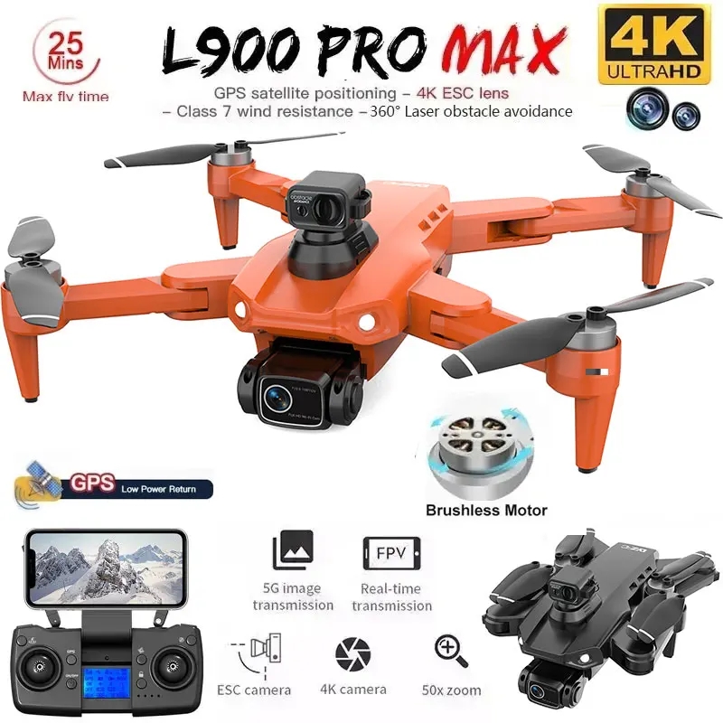 L900 Pro MAX GPS Drone 4K Prof - Drone Kit Professional reseña y precio