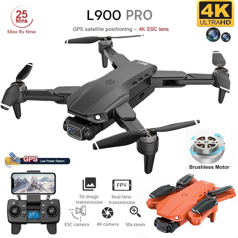 L900 Pro GPS Drone 4K Professi - Drone Kit Professional reseña y precio