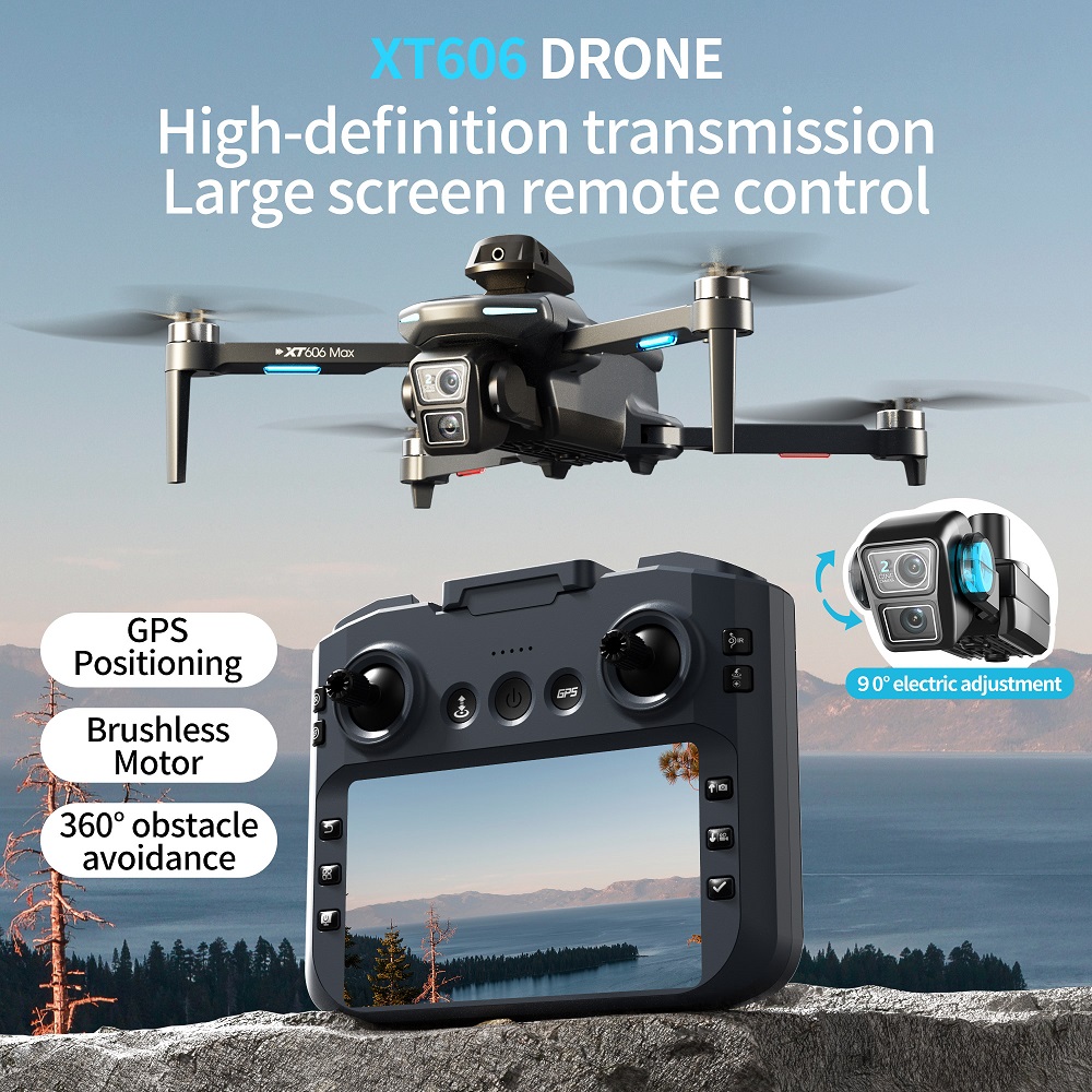 XT606 MAX 3 battery Drone 4k 8 - Drone Kit Long Range reseña y precio