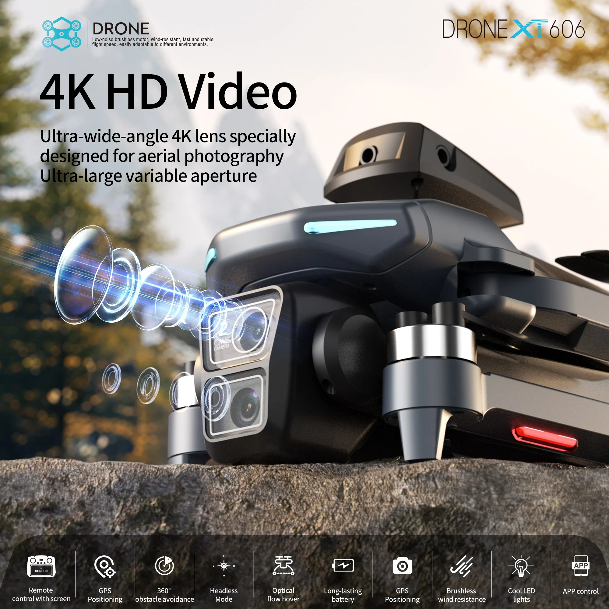 Lenovo XT606 MAX GPS Drone 4k  - Drone Kit Long Range reseña y precio