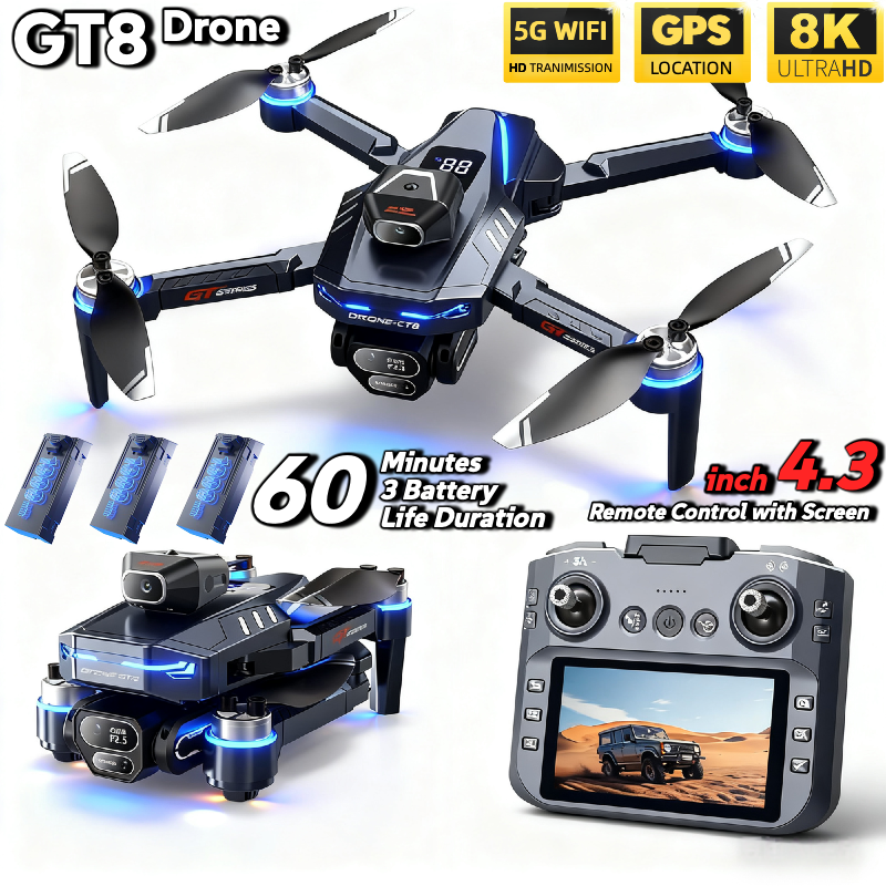 For Genuine GT8 Drone 4K Profe - Drone Kit Long Range reseña y precio
