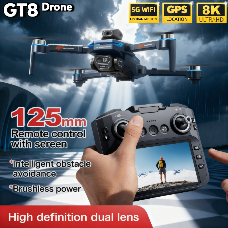 For Genuine GT8 Drone 4K Profe - Drone Kit Long Range reseña y precio