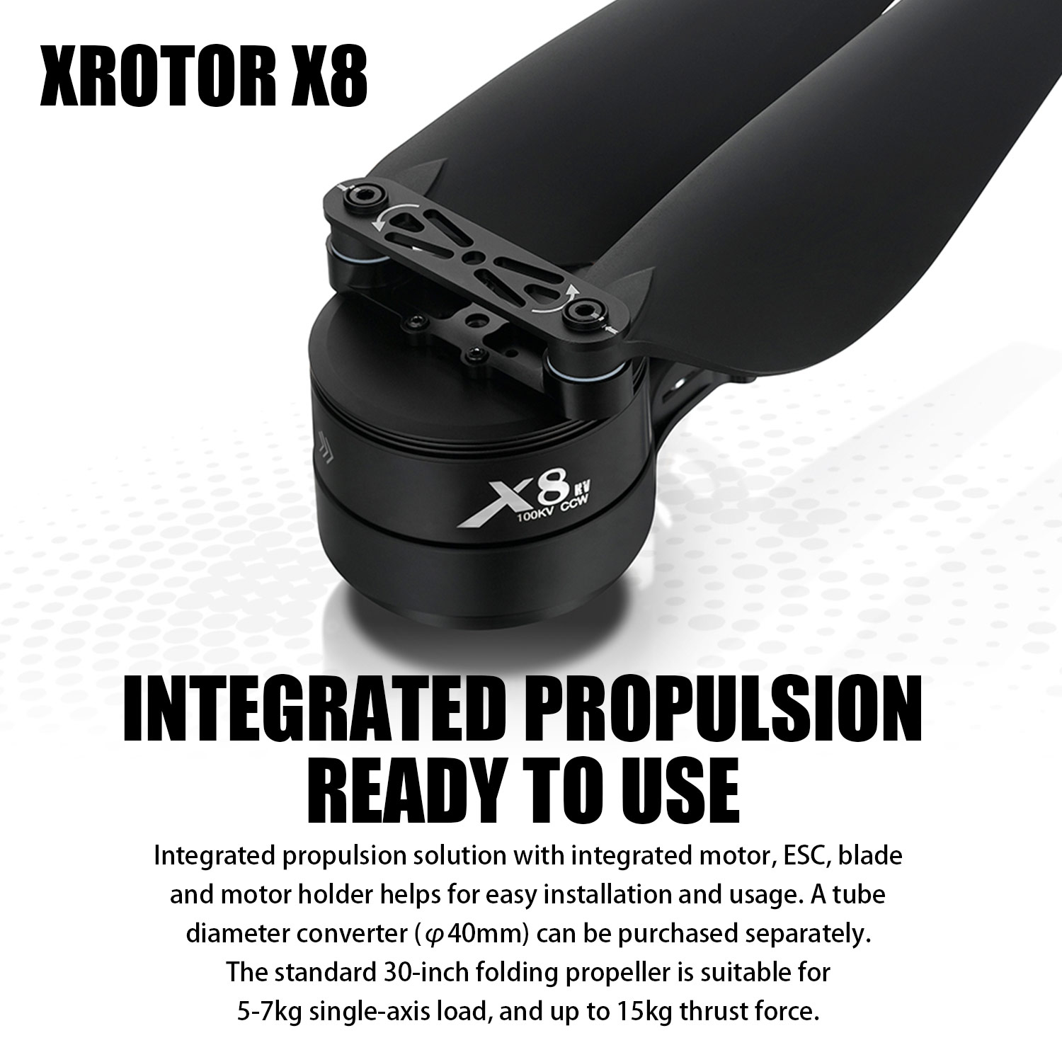 X8 Power System Kit: 100KV Mot - Drone Kit Heavy Lift reseña y precio