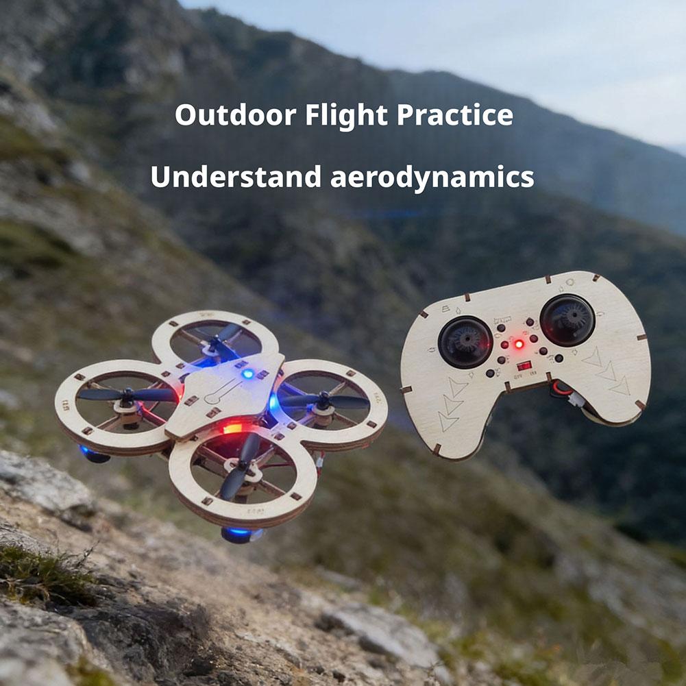 DIY Wooden RC Drone Quadcopter - Drone Kit Octocopter reseña y precio