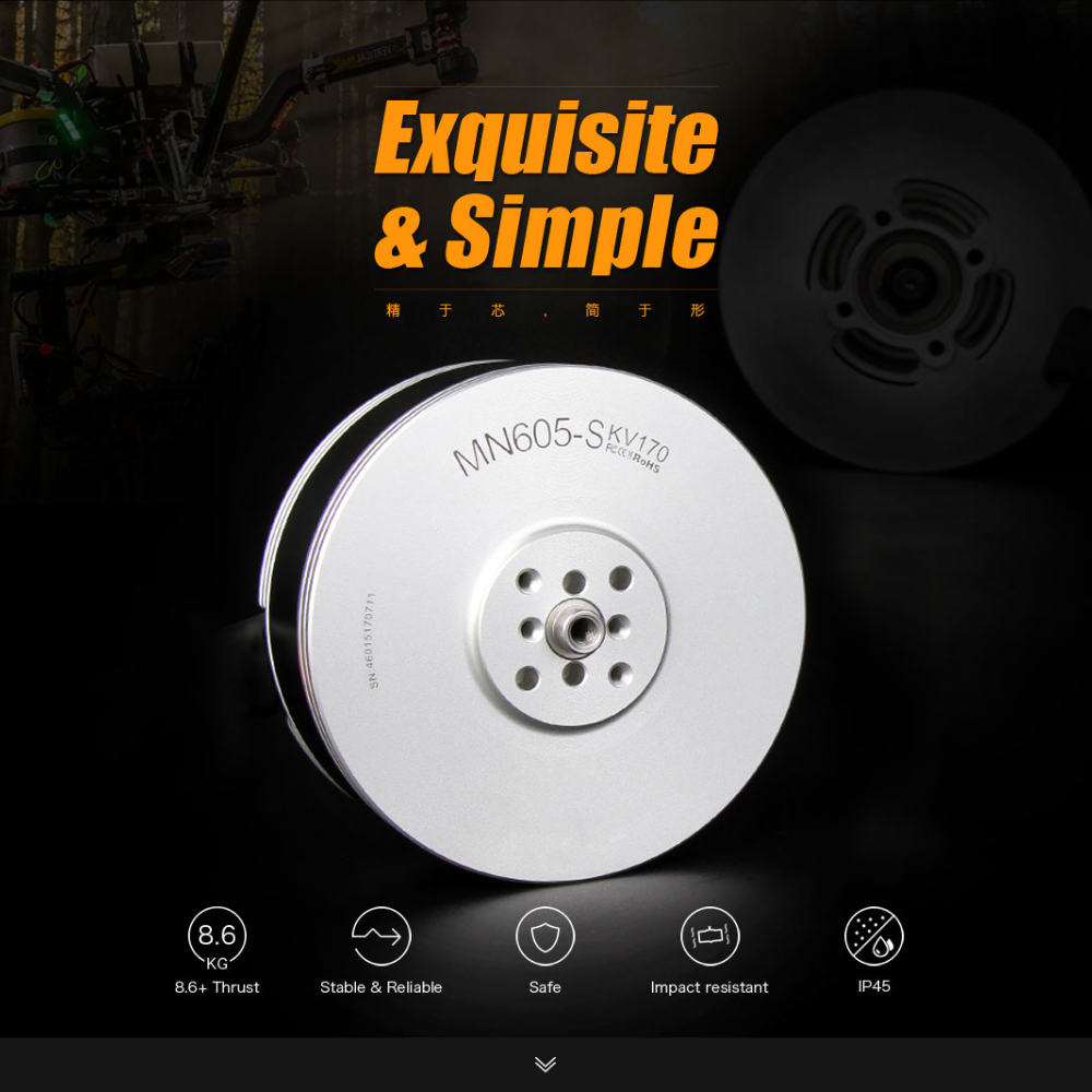 T-MOTOR 2PCS/SET Brushless Mot - Drone Kit Waterproof reseña y precio