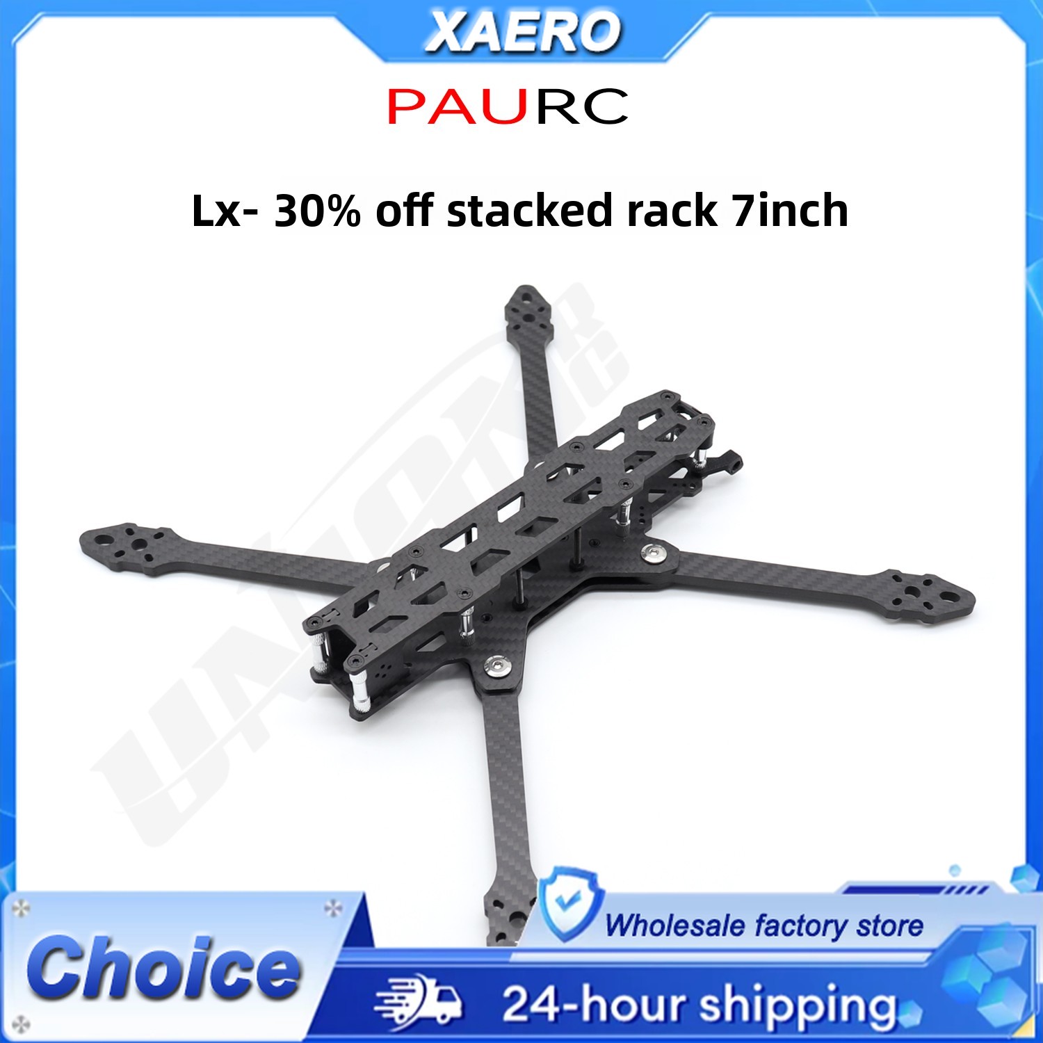 PAURC LX-7 Foldable 7 Inch FPV - Drone Kit Octocopter reseña y precio