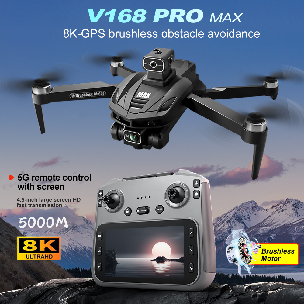 V168 PRO Max GPS Drone 8K Prof - Drone Kit Professional reseña y precio