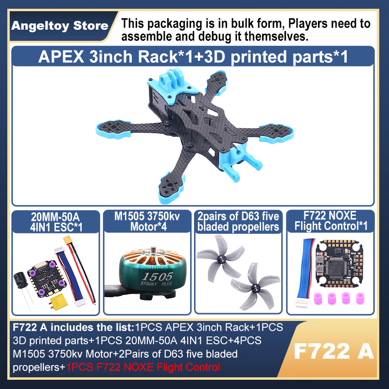 B-CUBE APEX 3inch FPV Drone Fr - Drone Kit Octocopter reseña y precio