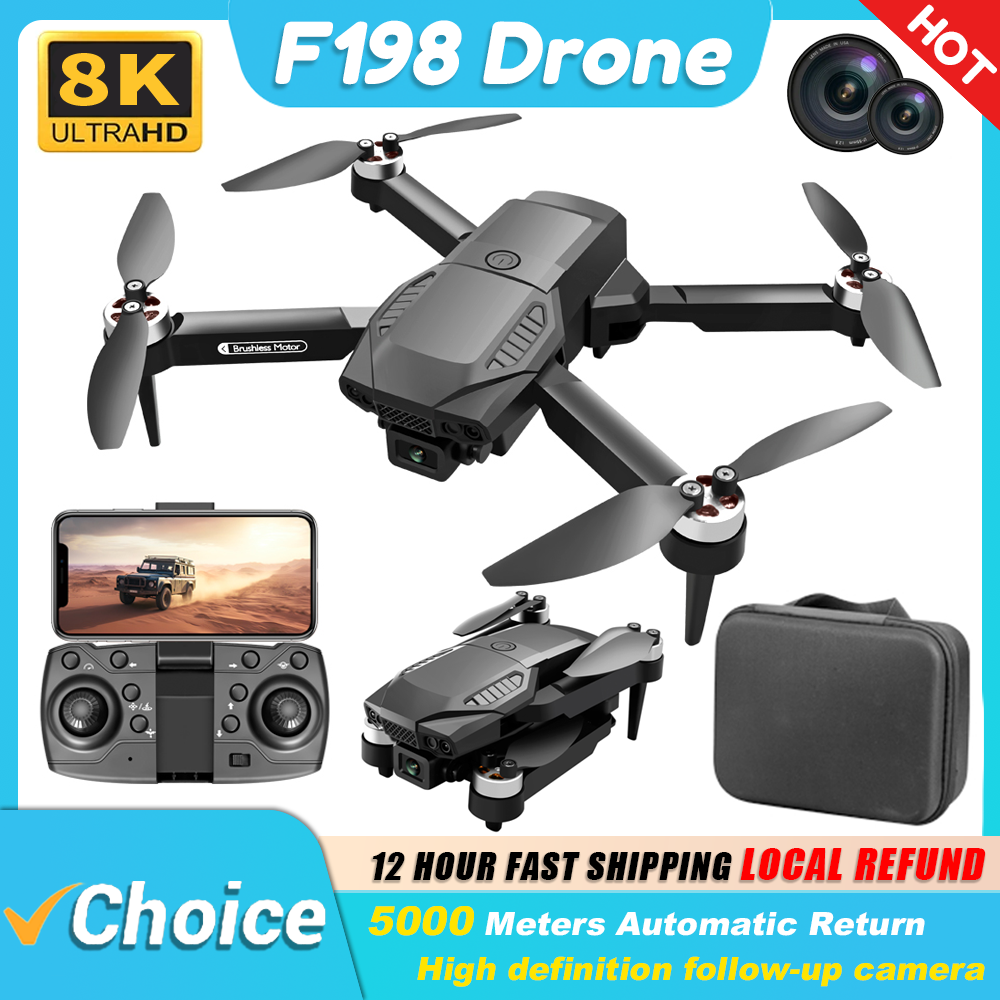 New F198 Drone Professional Du - Drone Kit Vtol reseña y precio