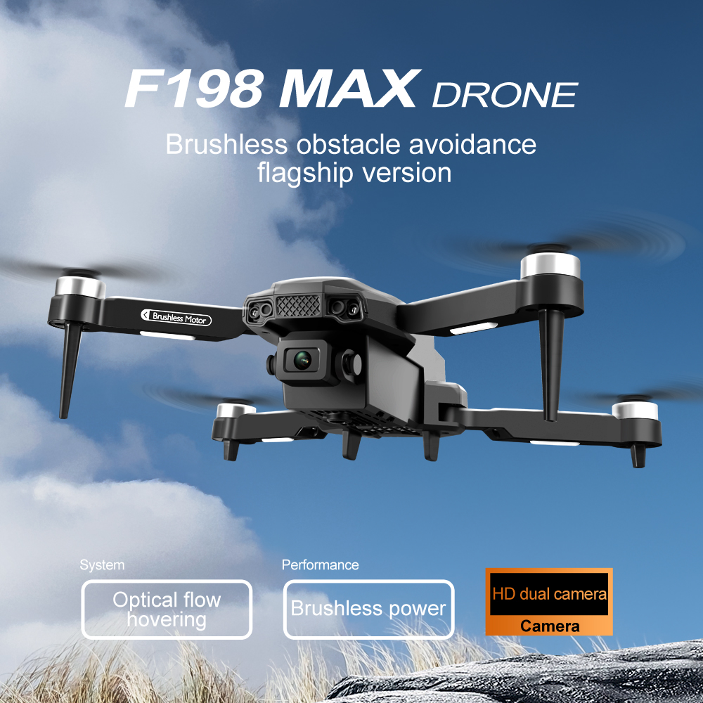 New F198 Drone Professional Du - Drone Kit Vtol reseña y precio