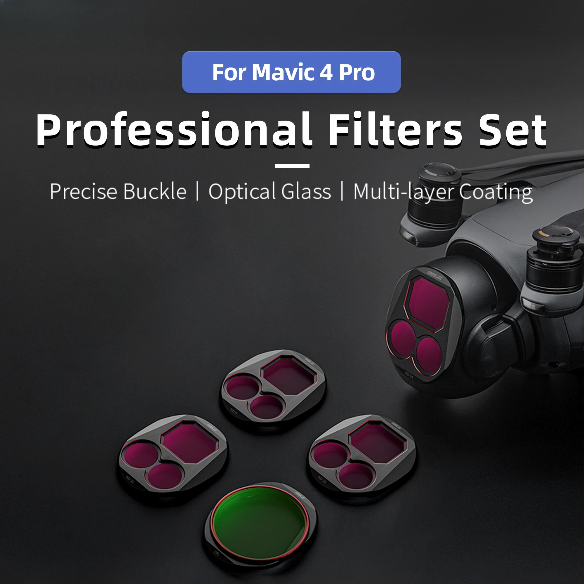 4Pcs Drone Camera ND Filters S - Drone Kit Waterproof reseña y precio
