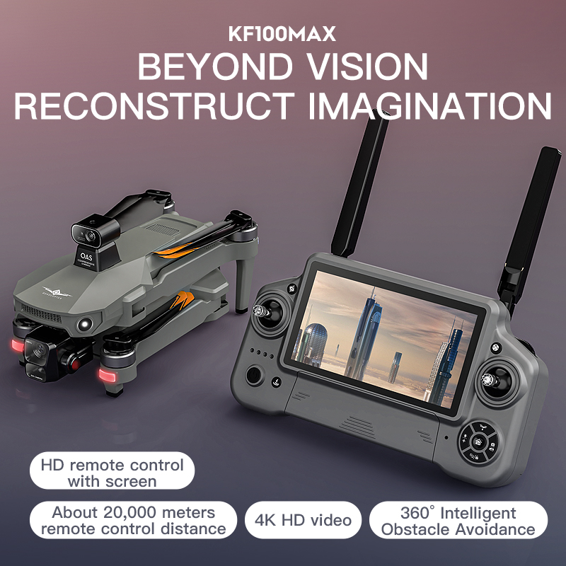SJRC KF100 MAX 8K UHD Photo HD - Drone Kit Professional reseña y precio