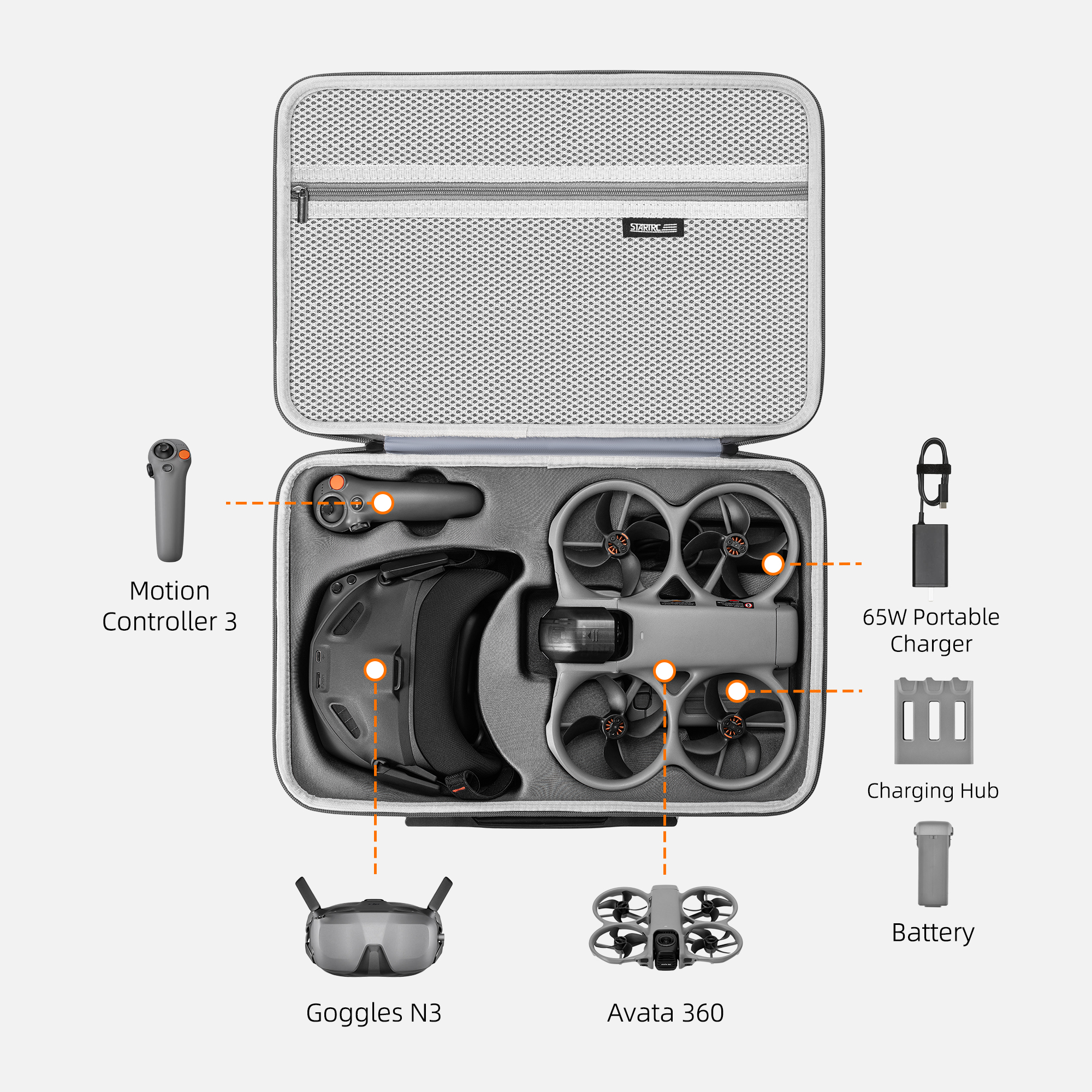 Portable Storage Bag For DJI A - Drone Kit Waterproof reseña y precio