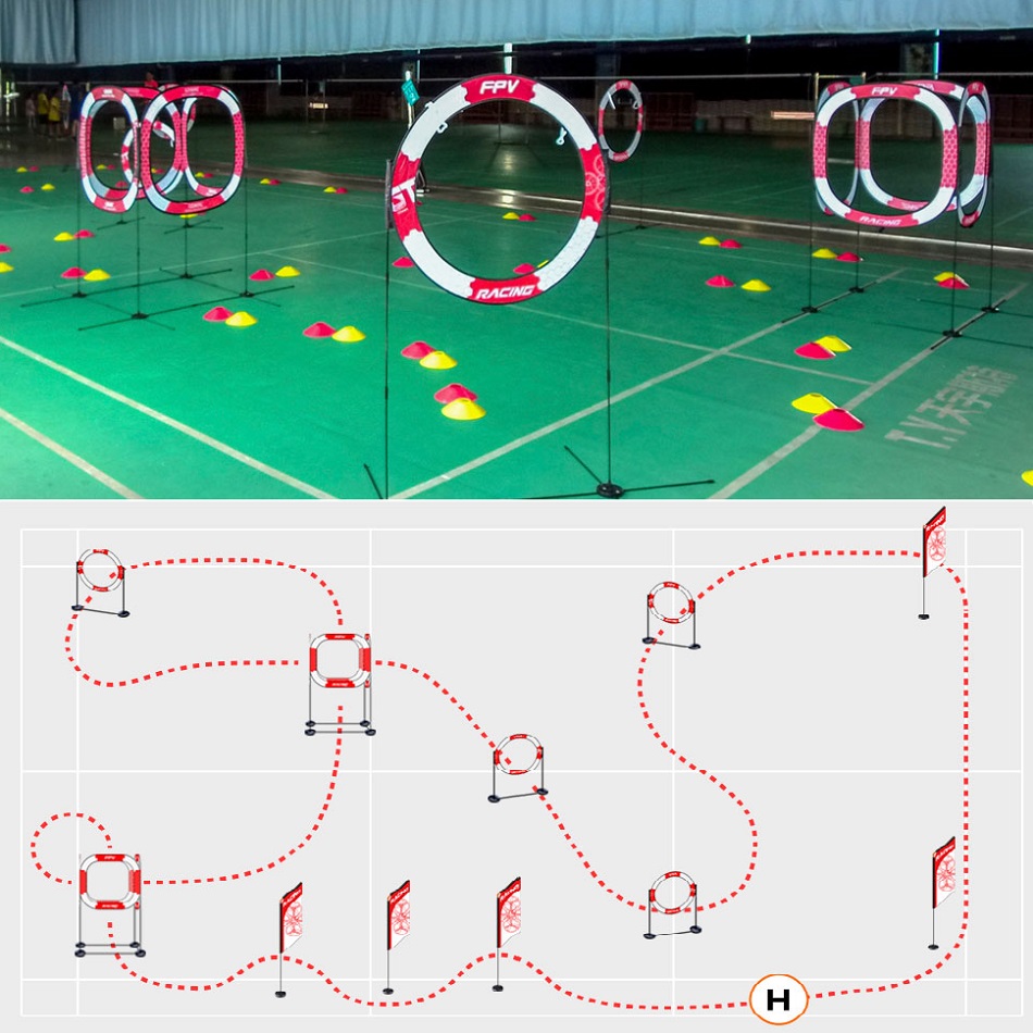 FPV Racing goal Gate airplane  - Drone Kit Vtol reseña y precio