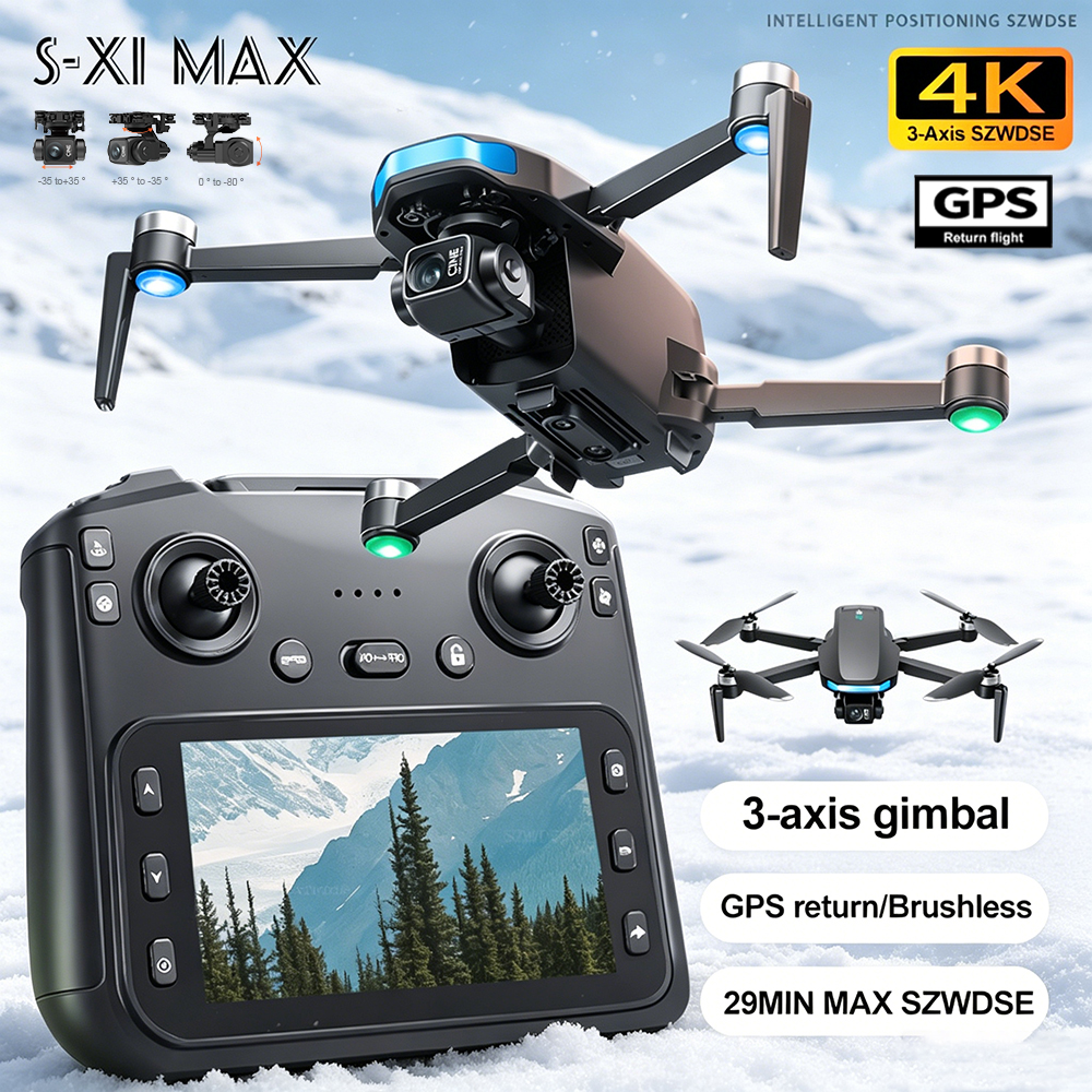 New S-X1 MAX Drone GPS 8K Prof - Drone Kit Professional reseña y precio