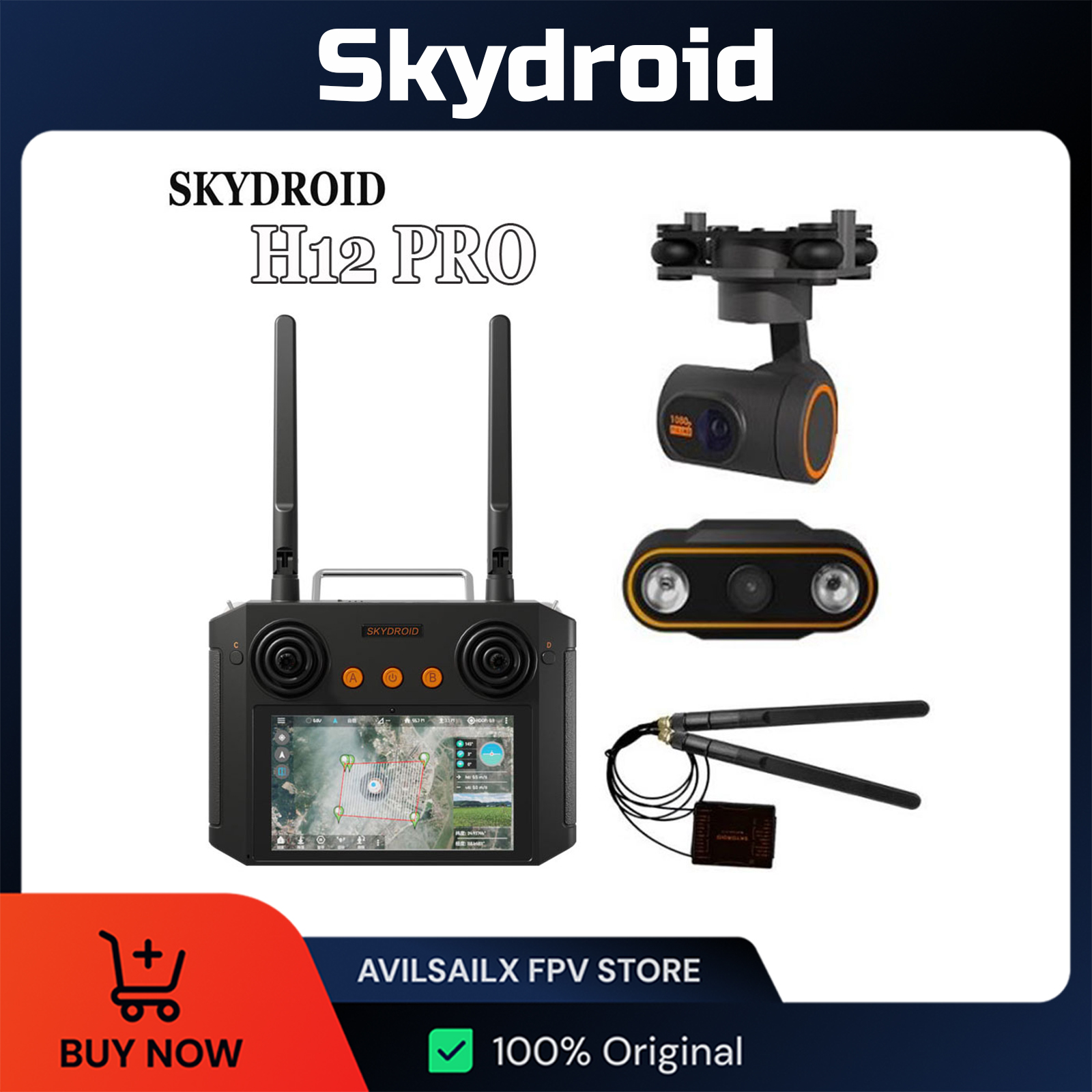 Skydroid H12 PRO Remote Contro - Drone Kit Hexacopter reseña y precio