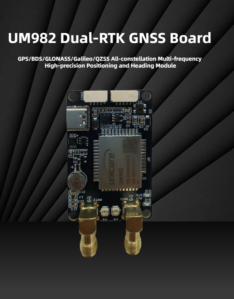 UM982 Dual Antenna RTK GNSS Mo - Drone Kit Hexacopter reseña y precio