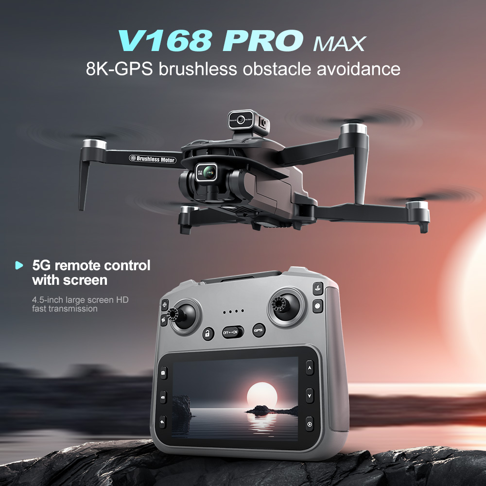 Lenovo V168 MAX 8K HD Drone 5G - Drone Kit Long Range reseña y precio