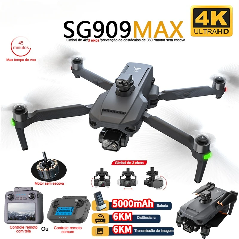 ZLL SG909 SG909MAX Professiona - Drone Kit Professional reseña y precio